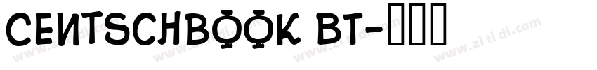 CentSchbook BT字体转换